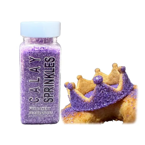 Miniatura 12 de Gránulos dorados para hornear, cristales de azúcar lijados dorados, 4.23 onzas, chispas de azúcar grueso comestibles para decoración de pasteles