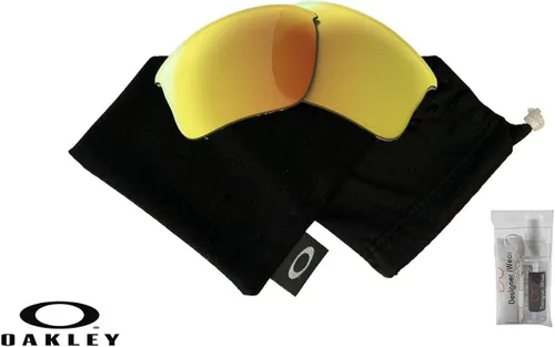 Miniatura 2 de Oakley Original Flak Jacket XLJ OO9009 Replacement Lenses +BUNDLE Bag+Designer iWear Care Kit