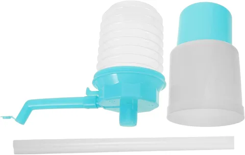 Miniatura 9 de jojofuny Bomba dispensadora de agua manual para botella de 1 galón, bomba de agua ligera portátil para acampar al aire libre, uso en casa y oficina