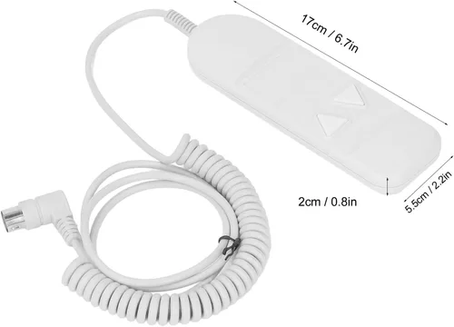 Miniatura 2 de Reemplazo remoto para silla elevadora, 8 pines 2 botones, control remoto de plástico para silla elevadora, sillón reclinable eléctrico