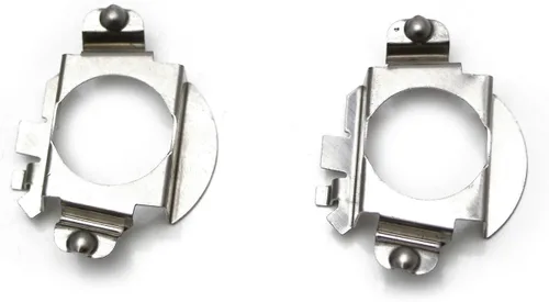 Miniatura 2 de iJDMTOY soportes de adaptadores para focos ledes de faros delanteros H7, 2 unidades, para Mercedes Benz, de luz baja