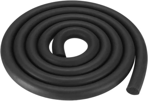 Miniatura 14 de uxcell Tira de goma de espuma de sellado de 0.118 in de diámetro 16.4 ft de largo, color negro