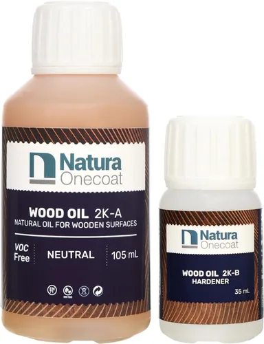 Miniatura 22 de Aceite Tinte para Madera - 769 pies² - 1.3 L, Transparente – Acabado de Madera para Muebles de Interior y Pisos - Aceite de Linaza para Madera