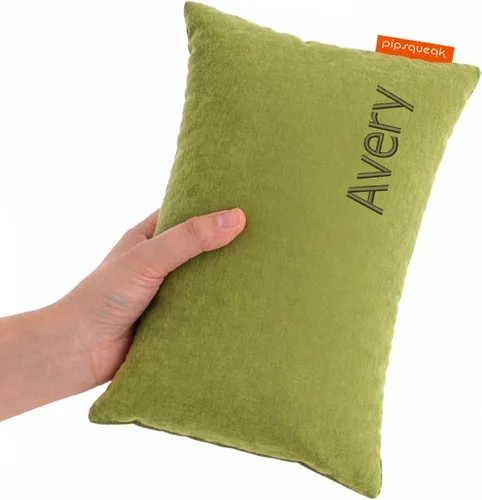 Miniatura 27 de Almohada de microfibra Pipsqueak - Pequeña, Mini, Pequeño - 27.9 x 17.8 cm - Perfecta para viajes, autos, aviones, camping, perros, niños pequeños