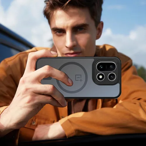 Miniatura 7 de Funda magnética para OnePlus 15 con 2 protectores de pantalla de vidrio templado, [compatible con MagSafe] a prueba de golpes, delgada funda