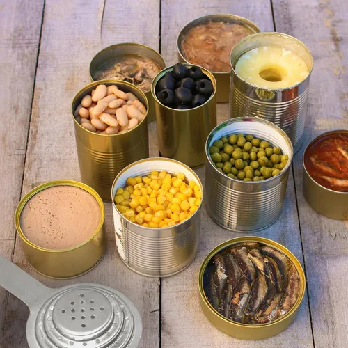 Miniatura 8 de Colador universal para latas de acero inoxidable, pequeño multiusos de grado alimenticio para latas grandes y pequeñas, colador de acero inoxidable