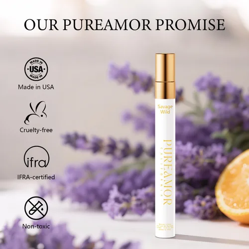 Miniatura 3 de PUREAMOR Colonia de Feromonas para Hombres, Pimienta, Bergamota y Madera Eau de Parfum para Hombre, Colonia de Feromonas para Hombres de Larga