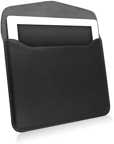 Miniatura 5 de BoxWave Funda compatible con Kindle Fire HDX 8.9 (3ª generación 2013) - Funda de piel ejecutiva, funda de piel delgada con forro suave, color negro