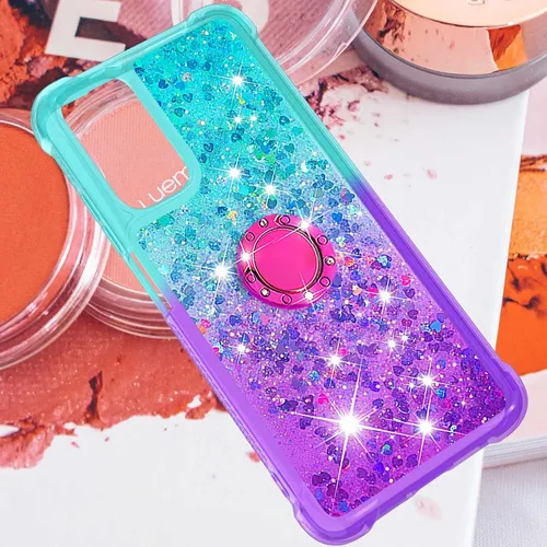 Miniatura 7 de Funda para teléfono Xiaomi Redmi Note 11S, funda para Redmi Note 11 4G, brillante efecto arena movediza TPU parachoques con cuatro esquinas cubierta