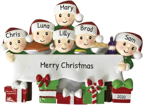 Miniatura 4 de Adornos personalizados para parejas 2024 – Primera Navidad en nuestro primer hogar, regalos para parejas, adorno de Navidad para parejas, caja