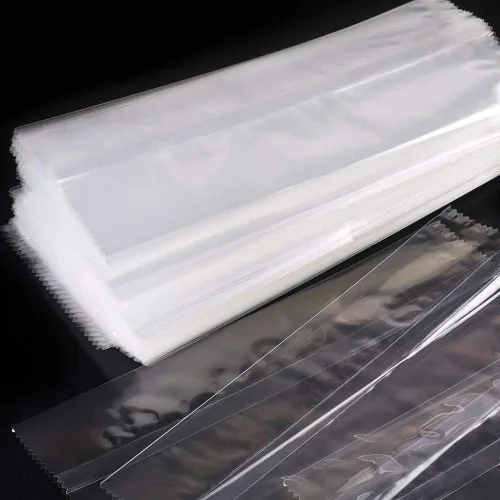 AKOAK Paquete de 100 bolsas desechables transparentes para helados, bolsa de plástico para tartas, pan, chocolate, bolsa para hacer paletas de