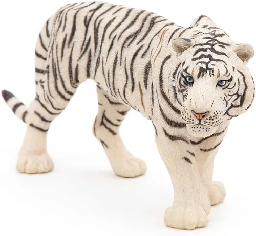 Miniatura 7 de Papo -Pintado a mano - Figura -Wild Animal Kingdom - Tigre blanco -50045 -Coleccionable - para niños - Adecuado para niños y niñas- a partir de 3