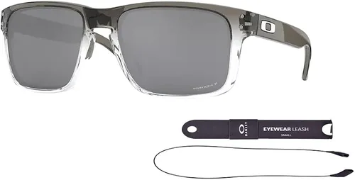 Oakley Holbrook OO9102 - Gafas de sol para hombre + correa de paquete + paquete con kit de gafas iWear de diseñador, Claro