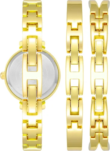 Miniatura 26 de Anne Klein AK/2245 - Juego de reloj de pulsera con detalles de cristal prémium para mujer