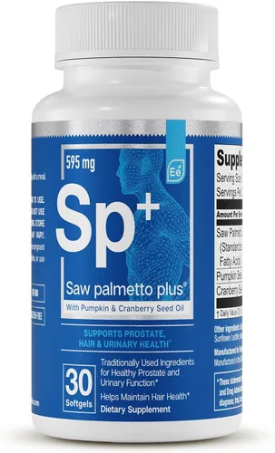 Essential Elements Saw Palmetto Plus – Promueve la salud de la vejiga y urinaria – Suplemento de apoyo de próstata para hombres con aceite de