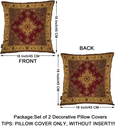 Miniatura 6 de Swono Funda de cojín acogedora con estampado de cachemira, alfombra persa, diseño floral, diseño tribal floral, para exteriores, para hogar
