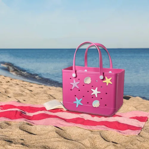 Miniatura 5 de WORBSS - Dijes para bolsa Bogg – Dijes simples y modernos para bolsa de playa – Accesorios Simply Southern Beach Tote Accesorios Inserto decorativo