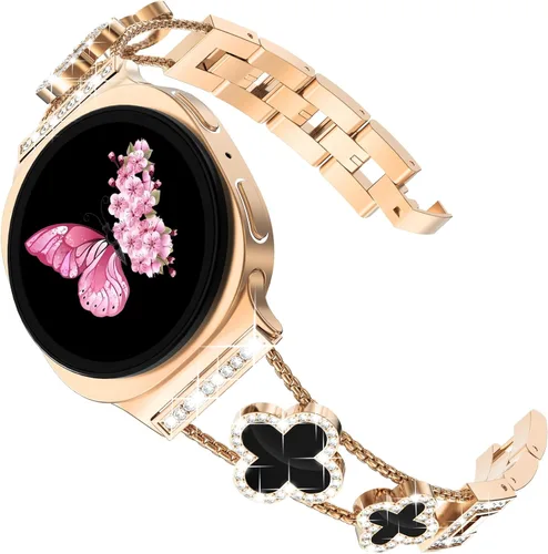 Miniatura 14 de KADES Compatible with Samsung Galaxy Watch 8/8 Classic / 7/6 / 5/4 Band, 40mm 44mm 45mm 47mm, Luxury Diamond Bracelet Chain Band for Women, Bling