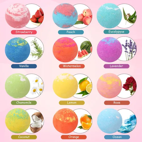 Miniatura 7 de Bombas de baño para niños con sorpresa en el interior, juguetes de princesa, bombas de baño naturales, hechas a mano, spa, bomba de baño de burbujas