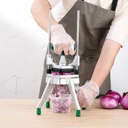 Miniatura 5 de Restaurantware Met Lux - Cortador de verduras de 1/4 de pulgada, 1 cuchilla de acero inoxidable, picadora de cebolla, con asa, cortador de verduras