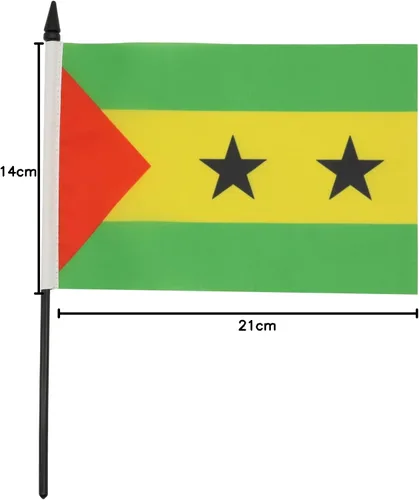 Miniatura 106 de AZ FLAG Sierra Leone Bandera de mesa 5'' x 8'' - Bandera de escritorio de Sierra Leona 21 x 14 cm - Bastón y base de plástico negro