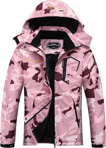 Miniatura 10 de MOERDENG Women's Waterproof Ski Jacket Warm Winter Snow Coat Mountain Windbreaker Hooded Raincoat Jacket