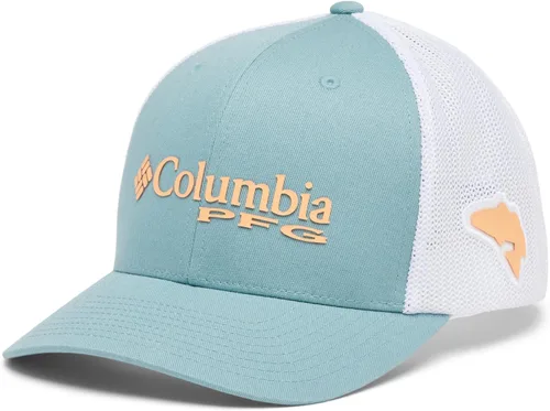 Miniatura 723 de Columbia - Gorra de malla con bandera con árboles unisex para adultos, corona alta