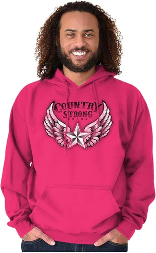 Miniatura 4 de Brisco Brands Country Strong - Sudadera con capucha para mujer con diseño de alas de ángel