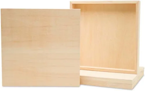 Miniatura 31 de Panel de pintura de abedul de 11 x 14 x 1-1/2 pulgadas, paquete de 3 tableros de lienzo de madera para pintar, carteles en blanco para manualidades