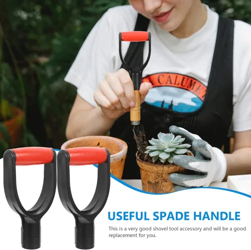 Miniatura 8 de GANAZONO Mango de repuesto 2pcs mango de agarre portátil para excavar herramientas de rastrillo