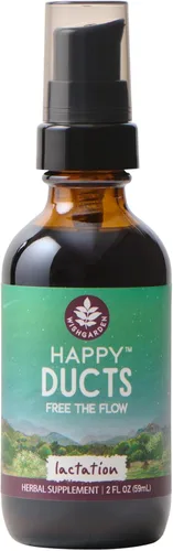 WishGarden Herbs Happy Ducts Apoyo a la Lactancia - Suplemento para el alivio de conductos de leche obstruidos, suplemento de apoyo a la lactancia