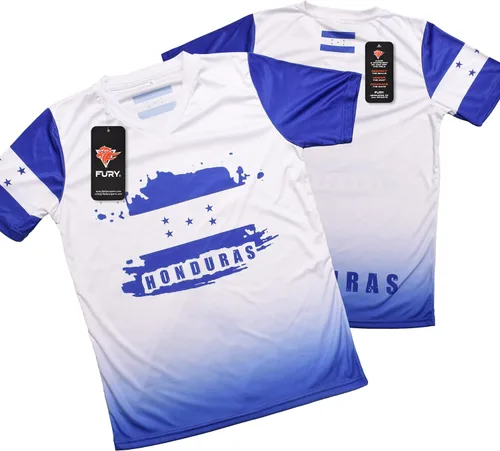 Miniatura 4 de Fury Camiseta de futbol de Honduras - Camiseta de fútbol Honduras - Camiseta de fútbol de Honduras HombresHombreMujerUnisex