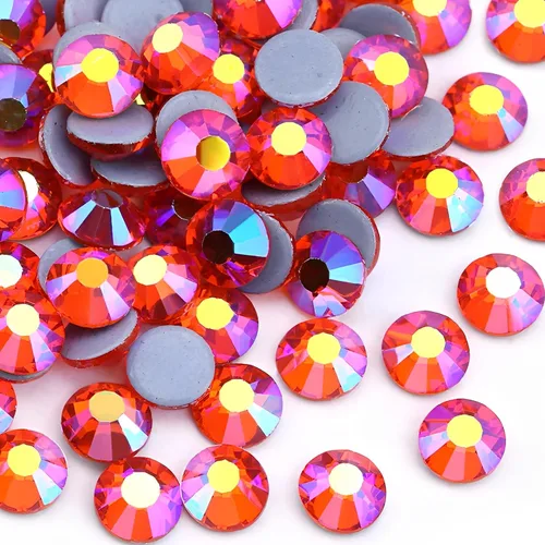 Miniatura 8 de 2880 diamantes de imitación termoadhesivos de imitación de cristal con parte trasera plana para manualidades, manualidades, ropa, zapatos