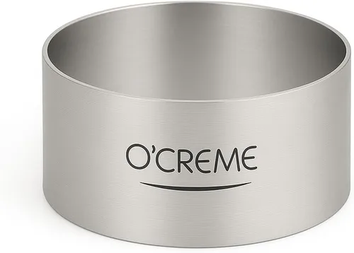 Miniatura 30 de O'Creme Anillo para Pastel de Acero Inoxidable Resistente Redondo Molde de Anillo para Pastel Mousse para Hornear, Decoración de Pasteles de Postre