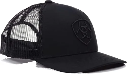 Miniatura 2 de ARIAT Black Shield Snapback Shield Gorra con logotipo para hombre