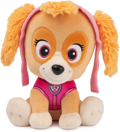 GUND Paw Patrol Skye en uniforme de piloto de aviador exclusivo para edades de 1 año en adelante, 9 pulgadas (los estilos pueden variar)