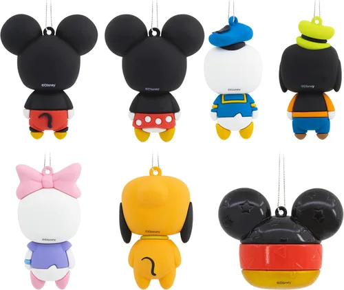 Miniatura 6 de Hallmark Adornos de Navidad de Disney Mickey Mouse Misterio, Resistente a Romper, Juego de 2