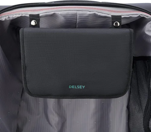 Miniatura 21 de DELSEY PARIS Helium DLX Softside - Maleta expandible con ruedas giratorias, azul marino, a cuadros, mediano de 25 pulgadas