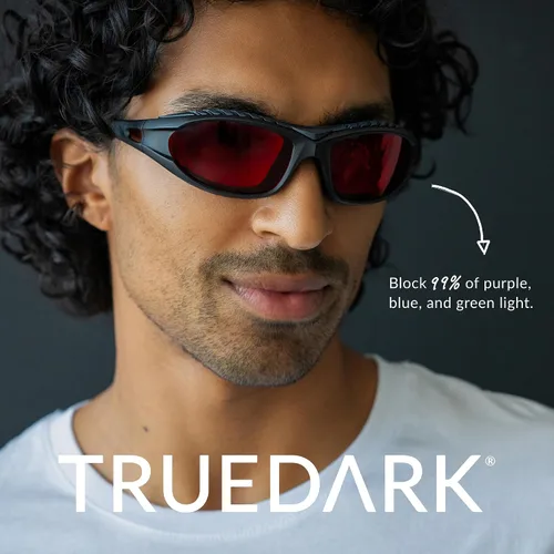Miniatura 8 de TrueDark by Dave Asprey Twilights Red Lenses Block 99% Blue, Green & Violet Light for Night Use