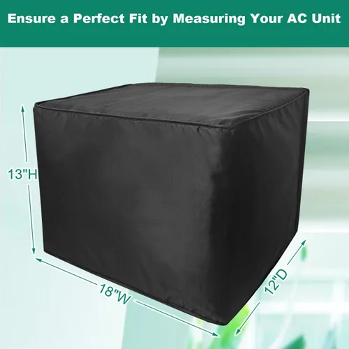 Miniatura 6 de Cubierta de aire acondicionado para ventana exterior con aislamiento impermeable para unidad de aire acondicionado, 18 x 13 x 12 pulgadas