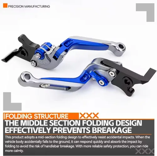 Miniatura 4 de Generic Motorcycle Brake Clutch Levers For Fz8 Fz 8 Fz8 2010 2011 2012-2016 2017 2018 Motorcycle Brake Clutch Lever Handlebar Handle Grips Ends