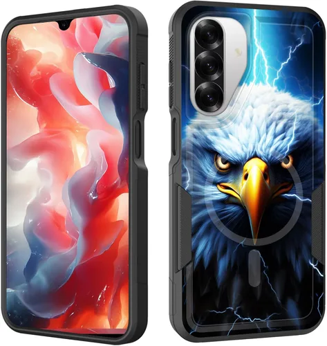Miniatura 169 de Funda magnética para Galaxy A16 5G, [compatible con MagSafe] [protección contra caídas de grado militar] Funda resistente a prueba de golpes