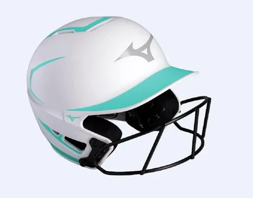 Miniatura 11 de Mizuno Casco de bateo de sóftbol F6 Fastpitch para adultos con máscara