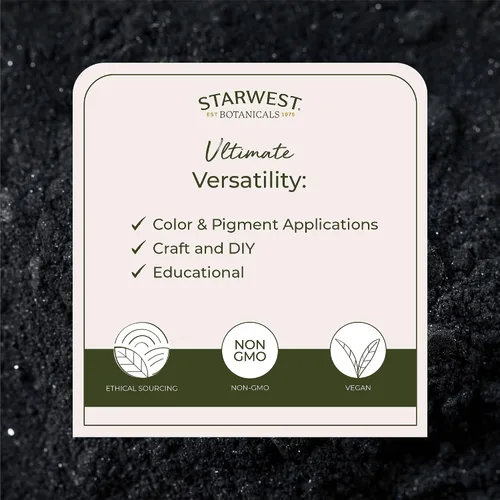 Miniatura 3 de Starwest Botanicals Polvo de carbón activado de madera dura estadounidense de grado alimenticio, bolsa a granel de 1 libra