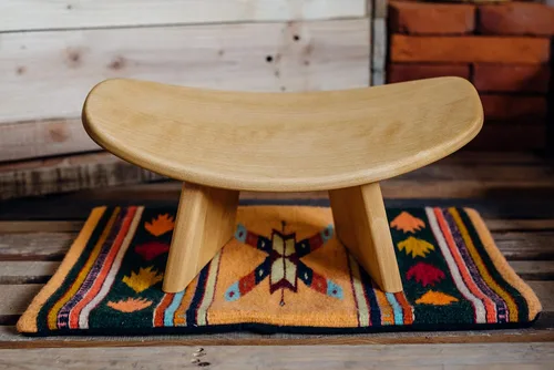 Miniatura 2 de Banco de meditación IKUKO Básico, versión premontada, madera maciza, hecho a mano local, ecológico, de madera, ergonómico, asiento Seiza, Prana Yoga