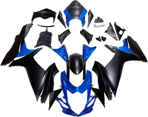 Miniatura 17 de Kit de carenado de inyección azul, negro y blanco para Suzuki GSXR600 GSX750 2006 2007 GSXR 600 GSX-R750 06 07 ABS Carenado de plástico completo