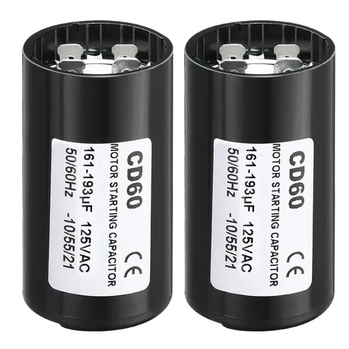 Miniatura 18 de PATIKIL Condensador de arranque del motor, 2 unidades 88-108uF/Mfd 125V 50/60Hz CD60 Condensador de funcionamiento para arranque de motor eléctrico