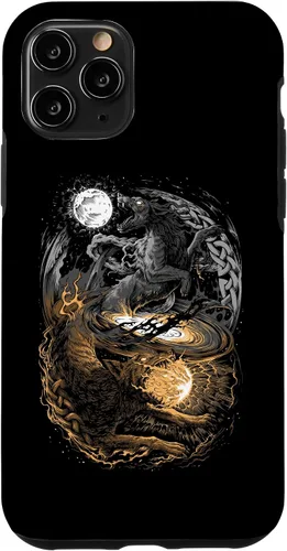 Miniatura 28 de Funda para iPhone 11 Viking Wolf Norse Mythology Pagan Ragnarok Wolves