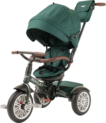 Bentley Kids Trike - Bicicleta todoterreno para niños pequeños 6 en 1, diseñada oficialmente por Bentley Motors Reino Unido; el triciclo de bebé a