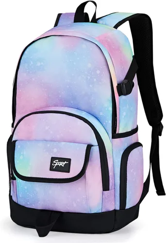 Miniatura 17 de Mochila escolar estilo Rickyh, mochila de viaje para hombres y mujeres, mochila ligera con compartimento para portátil, Tamaño único